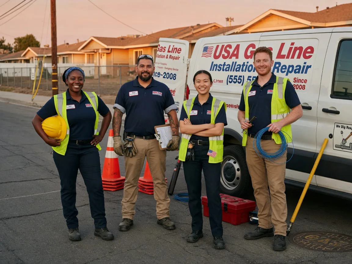Gas Line Installation company in Paige, TX